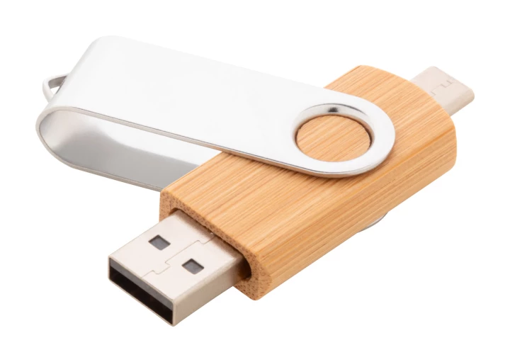 BooSpin pendrive USB OTG - naturalny (AP897091_8GB)