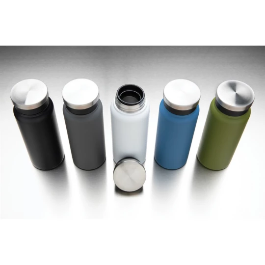 Butelka termiczna 600 ml, stal nierdzewna z recyklingu (P433.025)