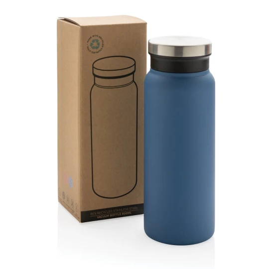 Butelka termiczna 600 ml, stal nierdzewna z recyklingu (P433.025)