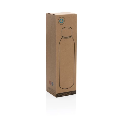 Butelka termiczna 500 ml, stal nierdzewna z recyklingu (P433.042)