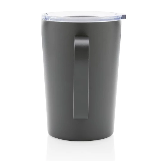 Kubek termiczny 420 ml, stal nierdzewna z recyklingu (P433.052)