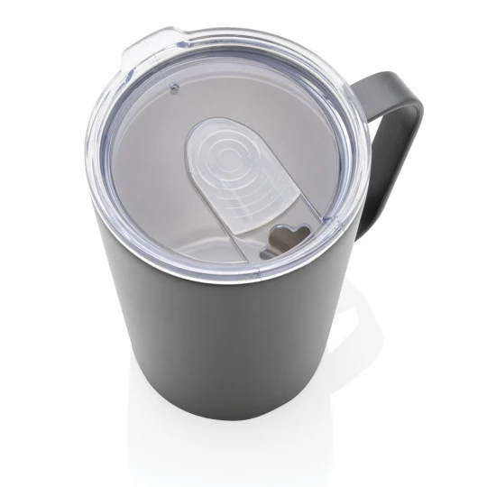 Kubek termiczny 420 ml, stal nierdzewna z recyklingu (P433.052)