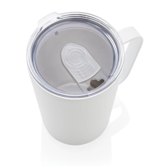 Kubek termiczny 420 ml, stal nierdzewna z recyklingu (P433.053)