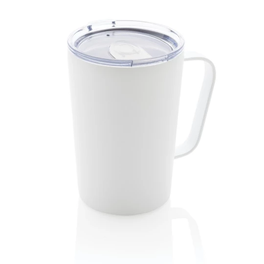 Kubek termiczny 420 ml, stal nierdzewna z recyklingu (P433.053)