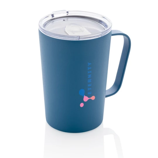 Kubek termiczny 420 ml, stal nierdzewna z recyklingu (P433.055)