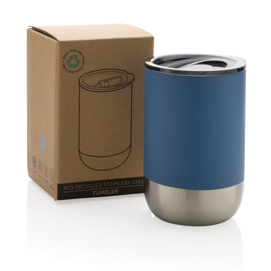 Kubek termiczny 360 ml, stal nierdzewna z recyklingu (P433.065)