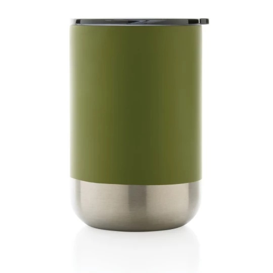 Kubek termiczny 360 ml, stal nierdzewna z recyklingu (P433.067)