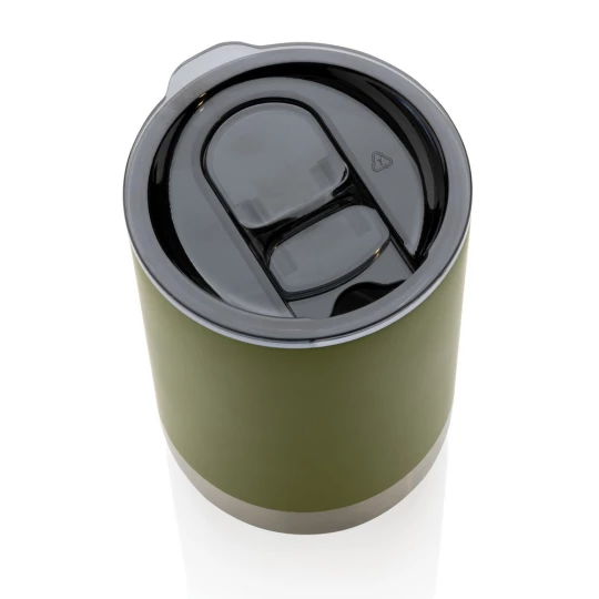 Kubek termiczny 360 ml, stal nierdzewna z recyklingu (P433.067)