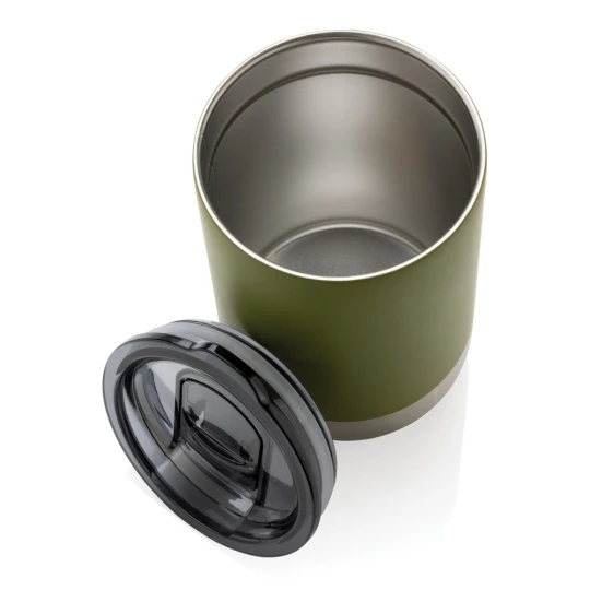 Kubek termiczny 360 ml, stal nierdzewna z recyklingu (P433.067)