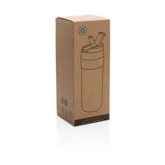 Butelka sportowa 670 ml ze stali nierdzewnej z recyklingu (P433.133)