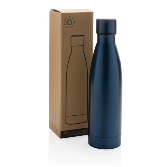 Butelka termiczna 500 ml, stal nierdzewna z recyklingu (P433.275)