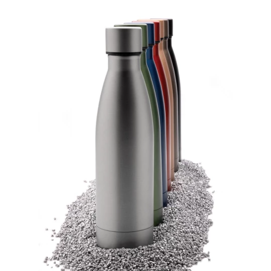 Butelka termiczna 500 ml, stal nierdzewna z recyklingu (P433.278)