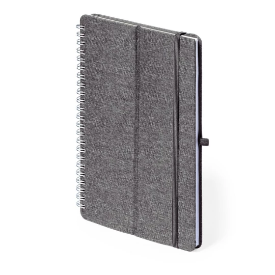 Notatnik RPET ok. A5, stojak na telefon, stojak na tablet (V0594-19)