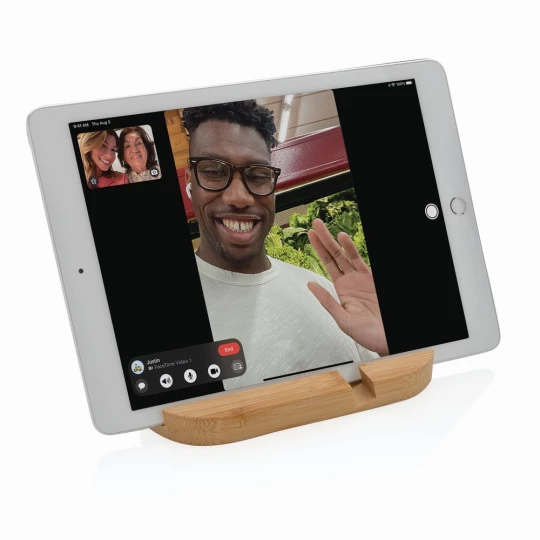 Bambusowy stojak na telefon, tablet (P301.379)
