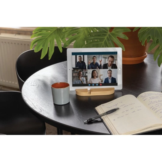Bambusowy stojak na telefon, tablet (P301.379)