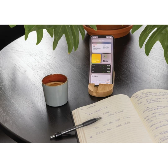 Bambusowy stojak na telefon, tablet (P301.379)
