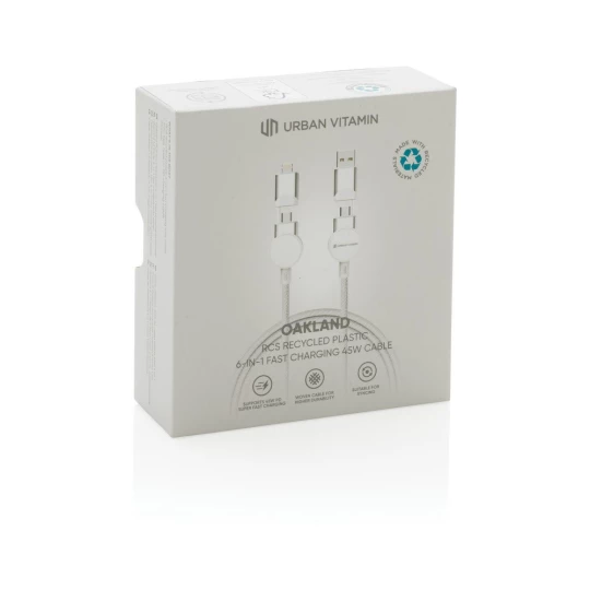 Kabel do ładowania 6 w 1 45W Urban Vitamin Oakland (P302.703)