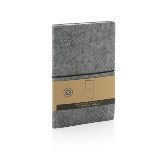 Notatnik A5, filc z recyklingu (P774.472)