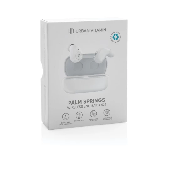 Bezprzewodowe słuchawki douszne Urban Vitamin Palm Springs ENC (P329.813)