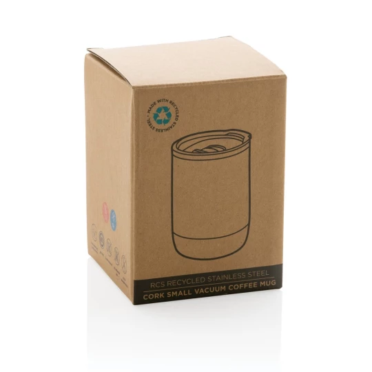 Kubek termiczny 180 ml, stal nierdzewna z recyklingu (P435.053)