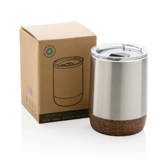 Kubek termiczny 180 ml, stal nierdzewna z recyklingu (P435.052)
