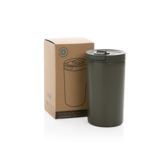 Kubek termiczny 300 ml, stal nierdzewna z recyklingu (P435.097)