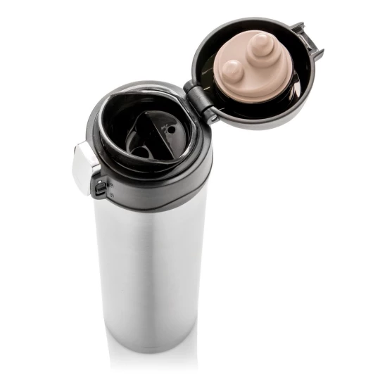 Kubek termiczny 450 ml, stal nierdzewna z recyklingu (P435.502)