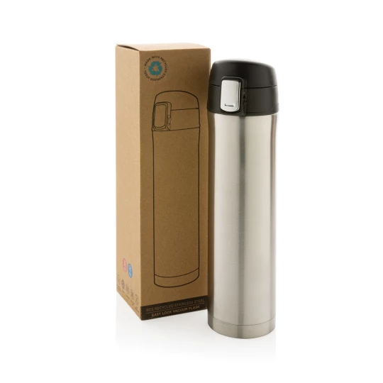 Kubek termiczny 450 ml, stal nierdzewna z recyklingu (P435.502)