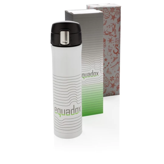 Kubek termiczny 450 ml, stal nierdzewna z recyklingu (P435.503)
