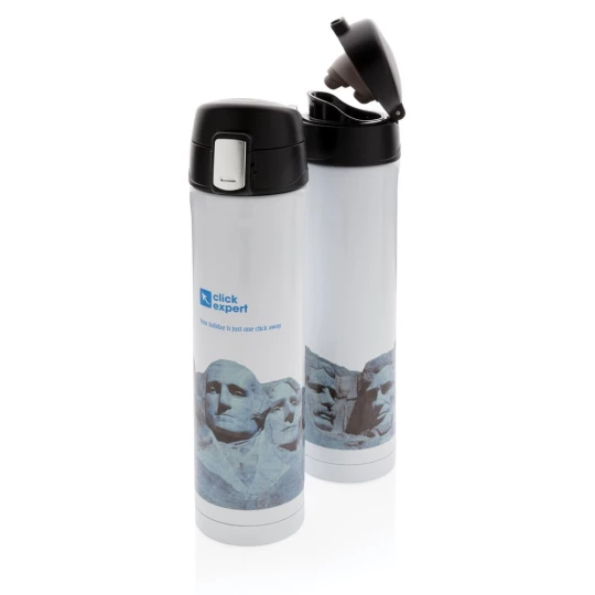 Kubek termiczny 450 ml, stal nierdzewna z recyklingu (P435.503)