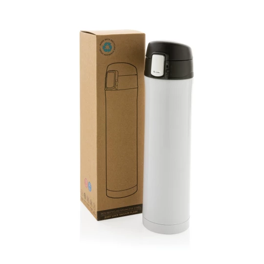 Kubek termiczny 450 ml, stal nierdzewna z recyklingu (P435.503)