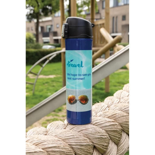 Kubek termiczny 450 ml, stal nierdzewna z recyklingu (P435.505)
