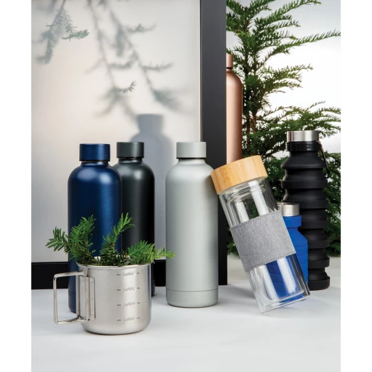 Butelka termiczna 500 ml, stal nierdzewna z recyklingu (P435.701)