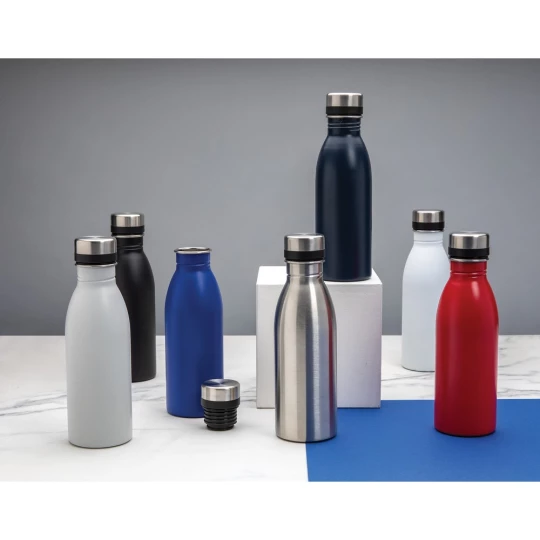 Butelka sportowa 500 ml ze stali nierdzewnej z recyklingu (P435.713)