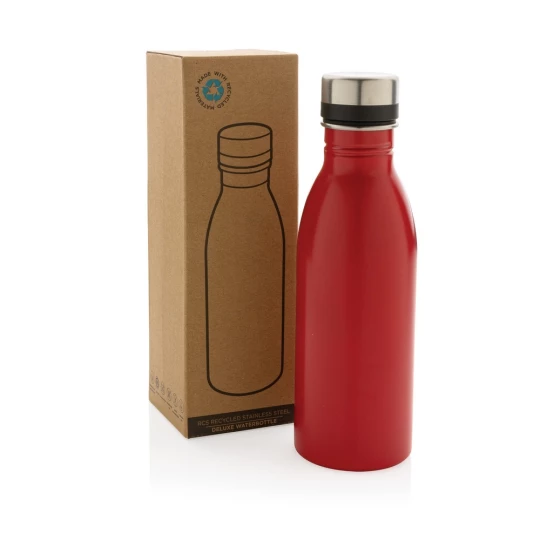 Butelka sportowa 500 ml ze stali nierdzewnej z recyklingu (P435.714)