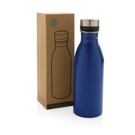 Butelka sportowa 500 ml ze stali nierdzewnej z recyklingu (P435.715)
