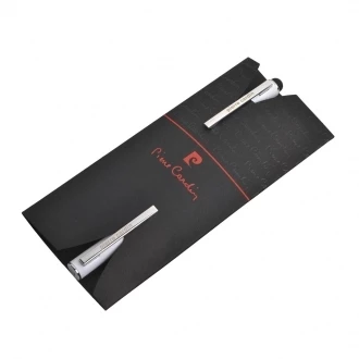 Zestaw piśmienniczy długopis i pióro kulkowe soft touch CLAUDIE - biały - (GM-B040120-0IP306)