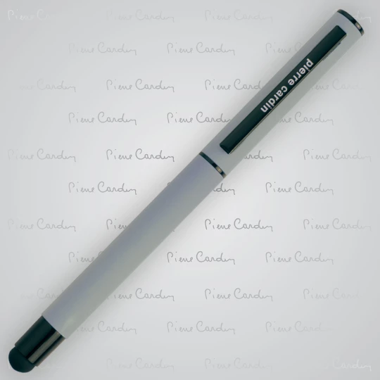Pióro kulkowe touch pen, soft touch CELEBRATION Pierre Cardin - szary - (GM-B030060-8IP307)