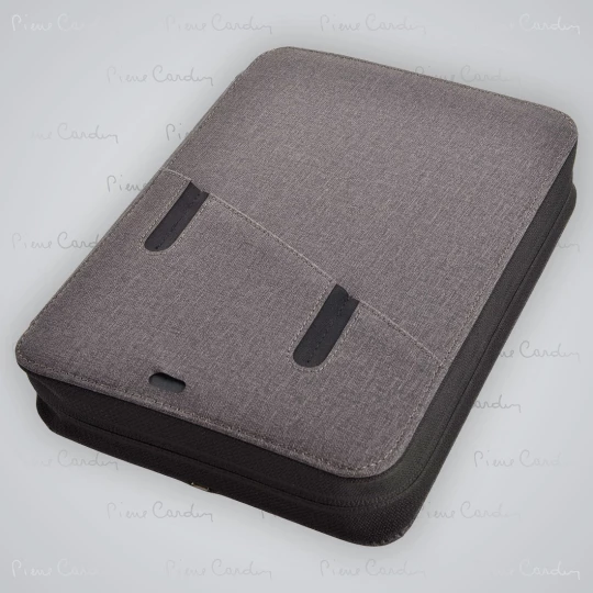 Folder A5 i power bank 4000 mAh SORBONNE Pierre Cardin - ciemnoszary - (GM-B5600800IP3-77)