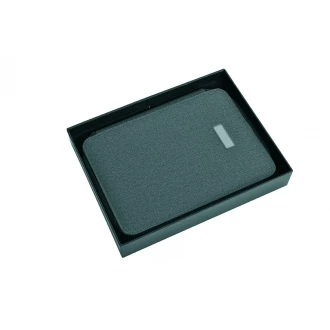 Folder A5 i power bank 4000 mAh SORBONNE Pierre Cardin - ciemnoszary - (GM-B5600800IP3-77)