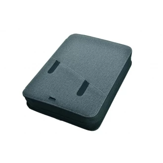 Folder A5 i power bank 4000 mAh SORBONNE Pierre Cardin - ciemnoszary - (GM-B5600800IP3-77)