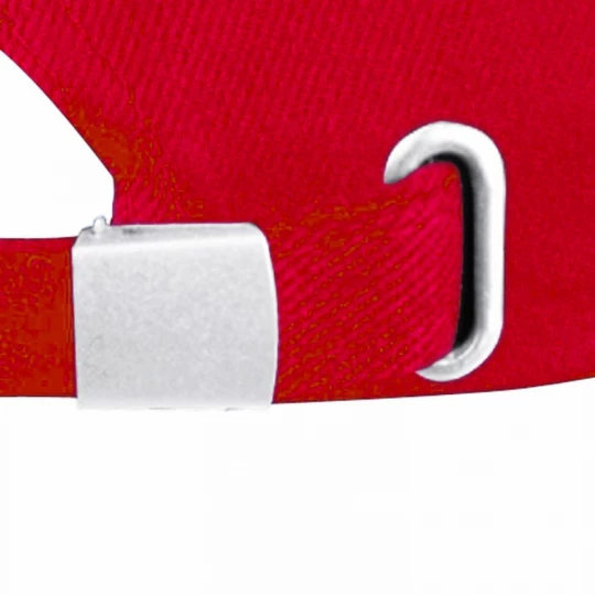Czapka bawełniana z daszkiem 6 paneli - czerwony - (GM-50466-05)