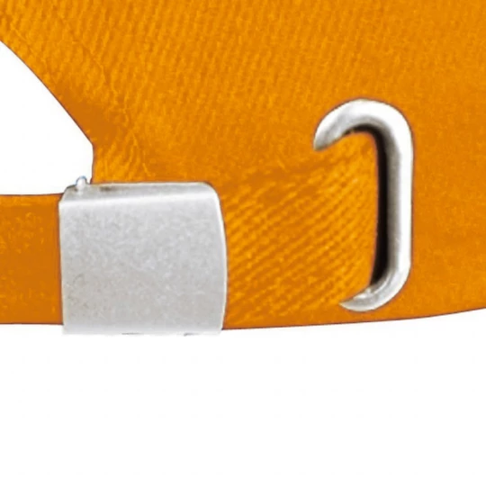 Czapka bawełniana z daszkiem 6 paneli - pomarańczowy - (GM-50466-10)