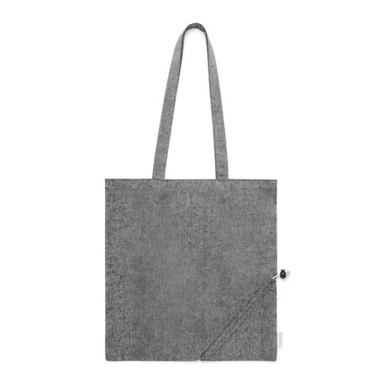 Torba na zakupy z bawełny z recyklingu, składana (V1075-03)