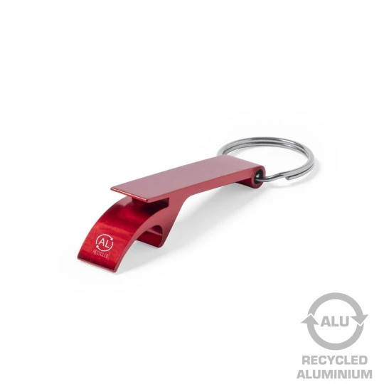 Brelok do kluczy, otwieracz do butelek z aluminium z recyklingu (V1102-05)
