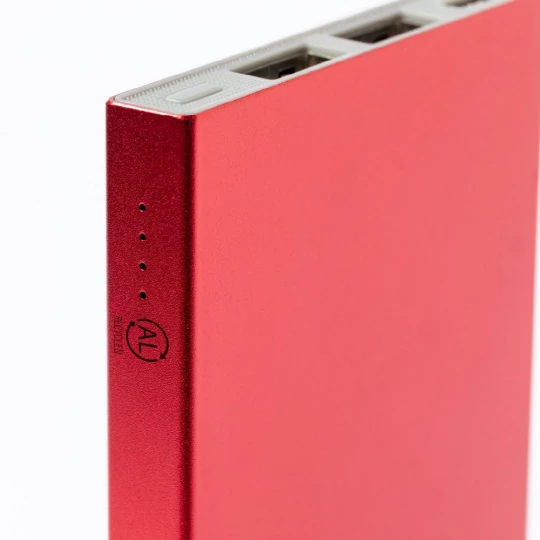Power bank 4000 mAh z aluminium z recyklingu (V1144-05)