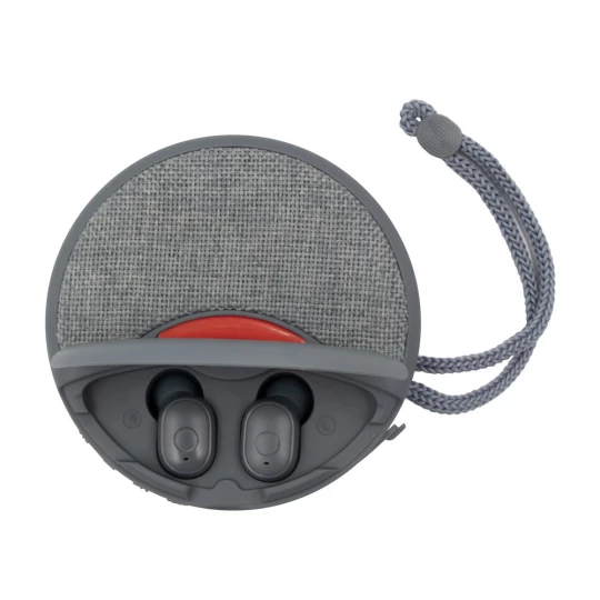Głośnik bezprzewodowy 5W Air Gifts, radio, bezprzewodowe słuchawki douszne | Caleb (V7282-19)