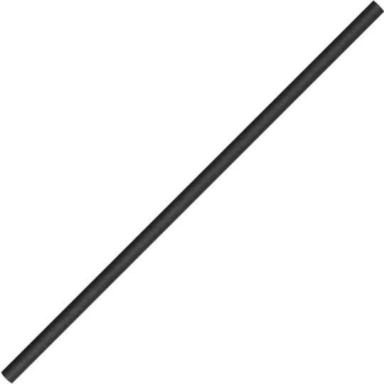 Słomki tekturowe, 100 szt. - czarny - (GM-81491-03)