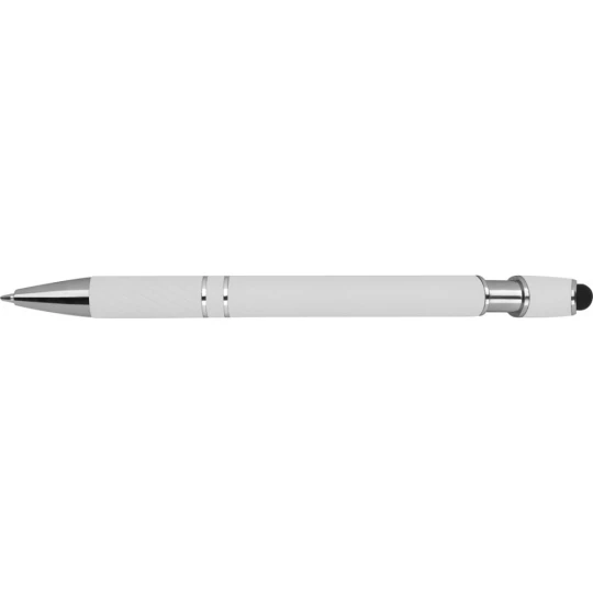 Długopis aluminiowy touch pen - biały - (GM-13689-06)
