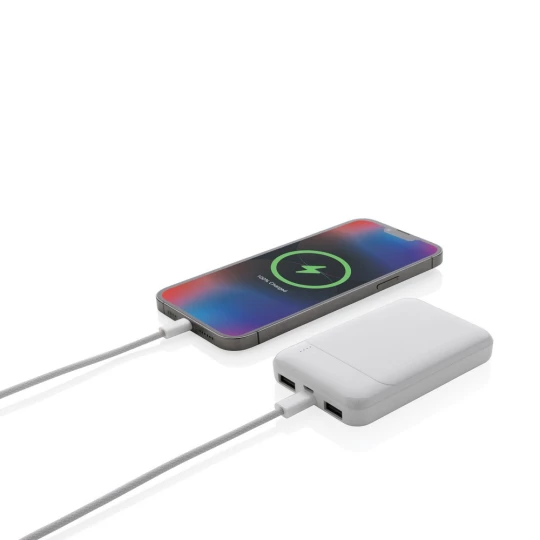 Power bank 5000 mAh, plastik z recyklingu (P322.613)